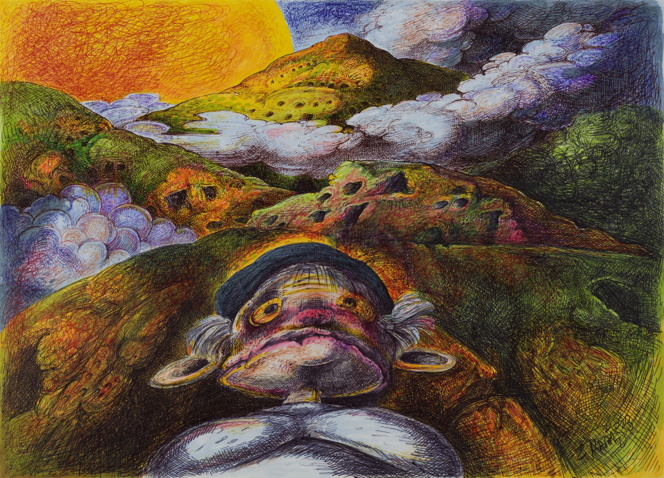 Original drawing for Ancestor's Fuxi