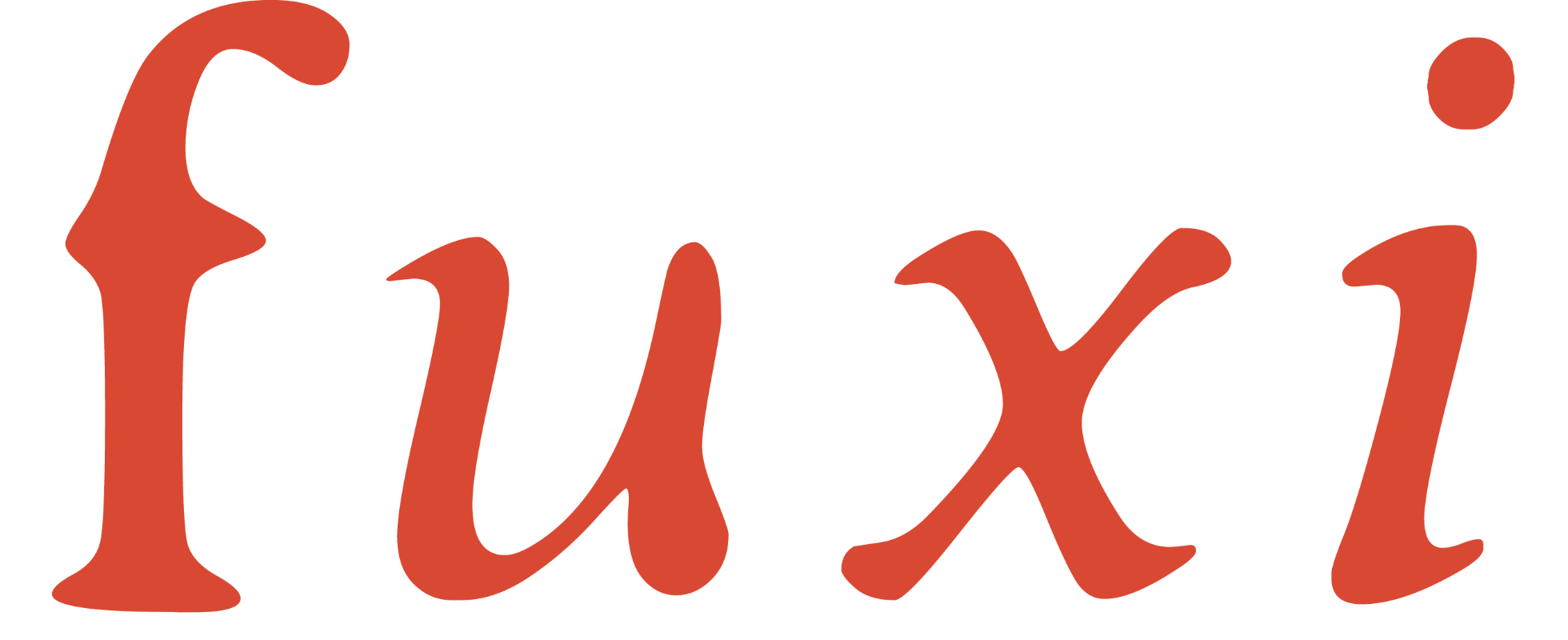 Original red fuxi wordmark